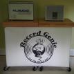 Klaudio KD-CLN-LP200 and Audio Desk Systeme Vinyl Cleaner with covers on.