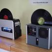 KD-CLN-LP200 and Audio Desk Vinyl Cleaner with Dave Brubeck & Beatles albums.