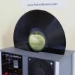 Audio Desk's Vinyl Cleaner dries an Apple pressing of Abbey Road by The Beatles.